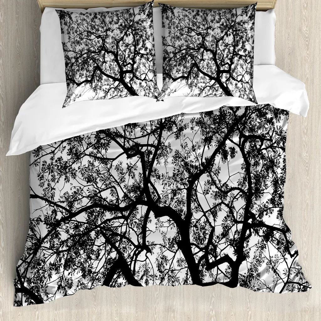 Parure Matrimoniale ABAKUHAUS Spooky Tree | Estetica Nordic e Minimal