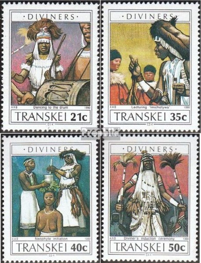 Briefmarken Südafrika - Transkei 1990 Mi 254-257 Produktbild 