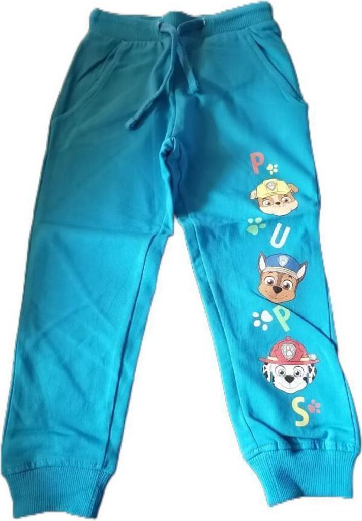 PAW Patrol Freizeit-/Jogging-/Sport-Hose für Jungen | Rubble, Chase, Marshall | Grau & Blau blau 98