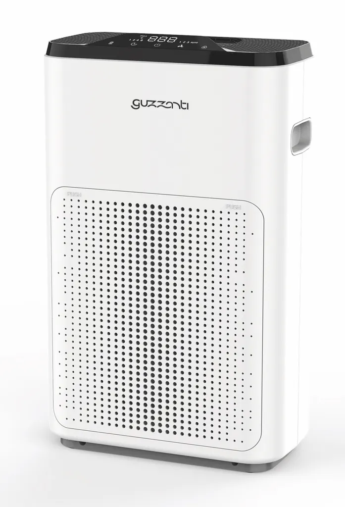 Purificateur d'air Guzzanti GZ 993 - Système de filtration HEPA H13 blanc