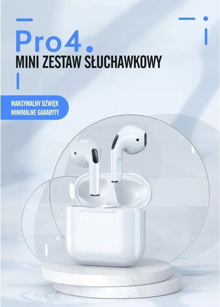 Écouteurs sans Fil Pro 4 Bluetooth 5.2 Idéals pour le Sport et Travail