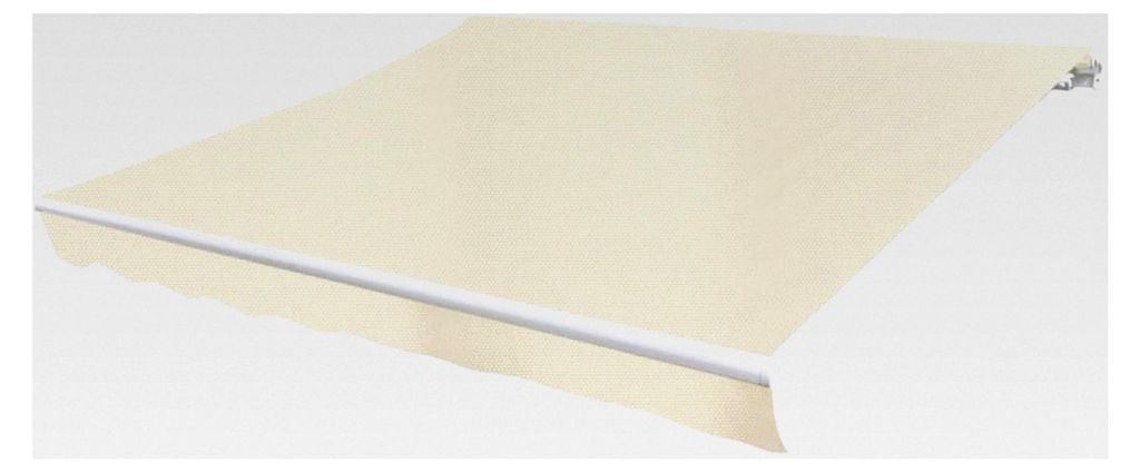 Ersatz-Markisentuch 4x3m Creme für Terrasse und Garten