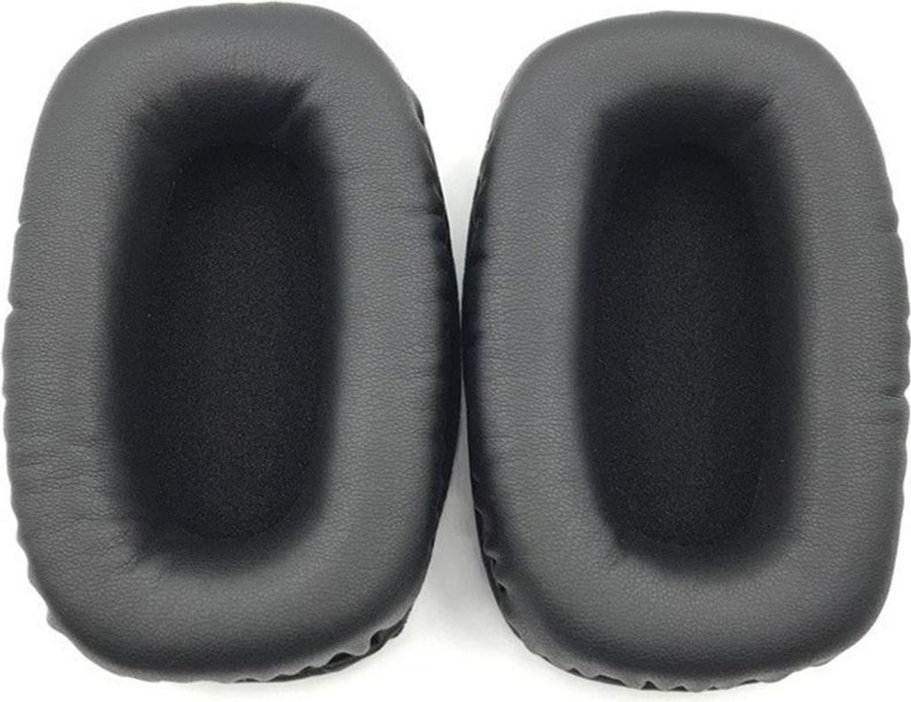 INF 2 Stück Ohrpolster Ersatz für Beyerdynamic DT108 DT109 DT100 DT102 Kopfhörer - Schwarz Kunstleder & Memory Foam