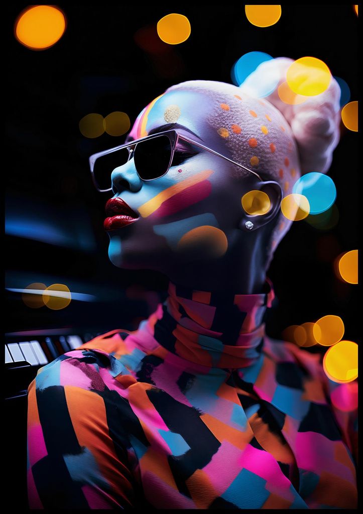 Plakat 70x100cm Melodie, die aus der Seele schlägt