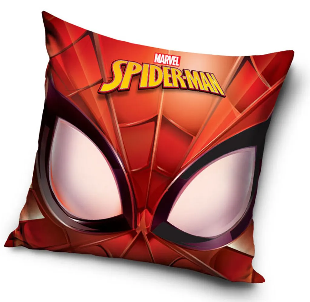 Spiderman Kissen 40 x 40cm Kopfkissen für Kinder Marvel Supeheld Kinderzimmer 
