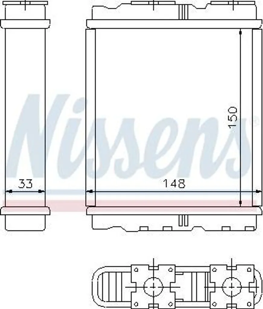Chauffage d'habitacle Nissens 72659 pour Frontera A qualité origine