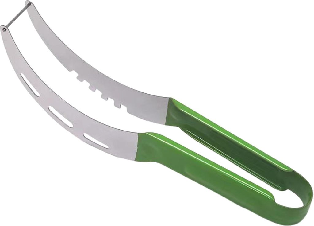 Wassermelonenschneider, Edelstahl-Windmühlenschneider, Küchen-Obstschneider, Grabwerkzeuge für Melonenfrüchte
