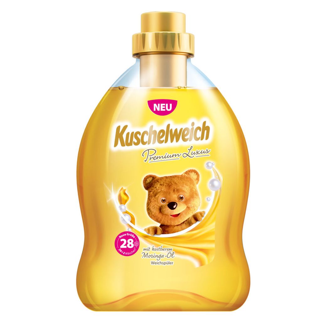 Kuschelweich Premium Weichspüler Luxus mit Moringa Öl 28 WL Produktbild 