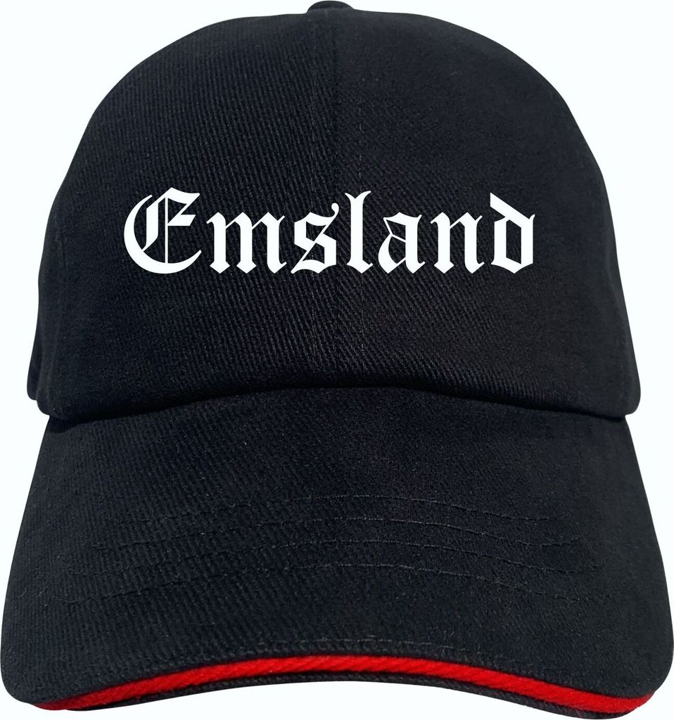 Emsland Cappy - Altdeutsch bedruckt - Schirmmütze - Produktbild 