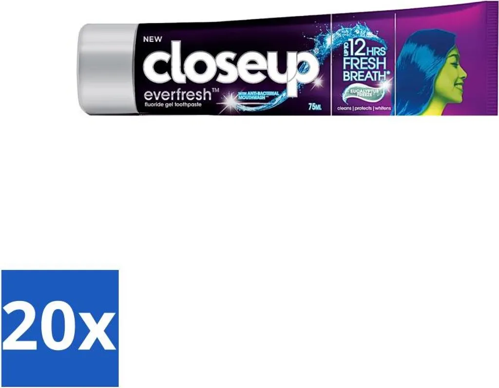 Close Up Eucalipto Freeze 90g x 20 - Protezione Famiglia Completa