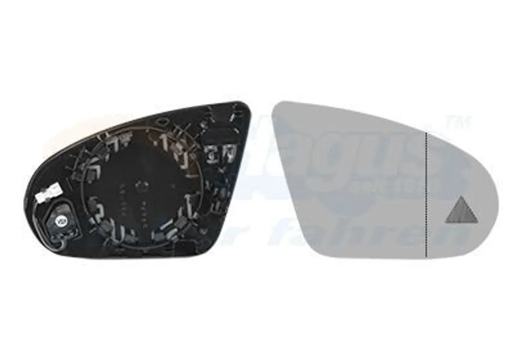 Miroir de rétroviseur droit chauffant asphérique pour Mercedes W177 A2946836
