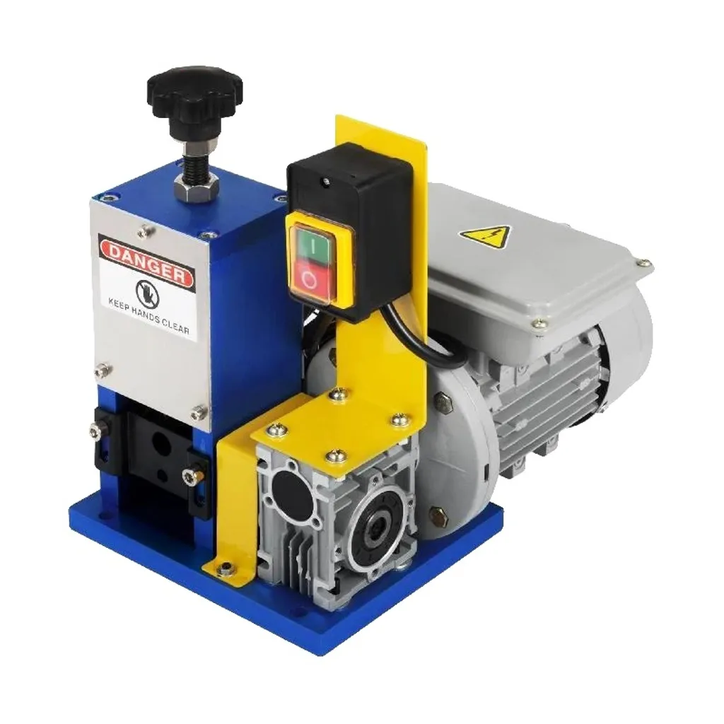 Dénudeur électrique rapide 60 ft/min moteur 1/4 CV tension 220V 50Hz