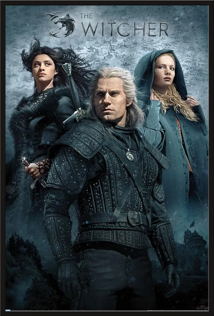 Poster The Witcher sous Cadre interchangeable Shinsuke Maxi Plastique
