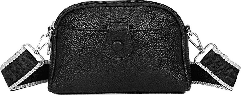 Gallantry, Umhängetasche für Damen Elegant und vielseitig, Schwarz