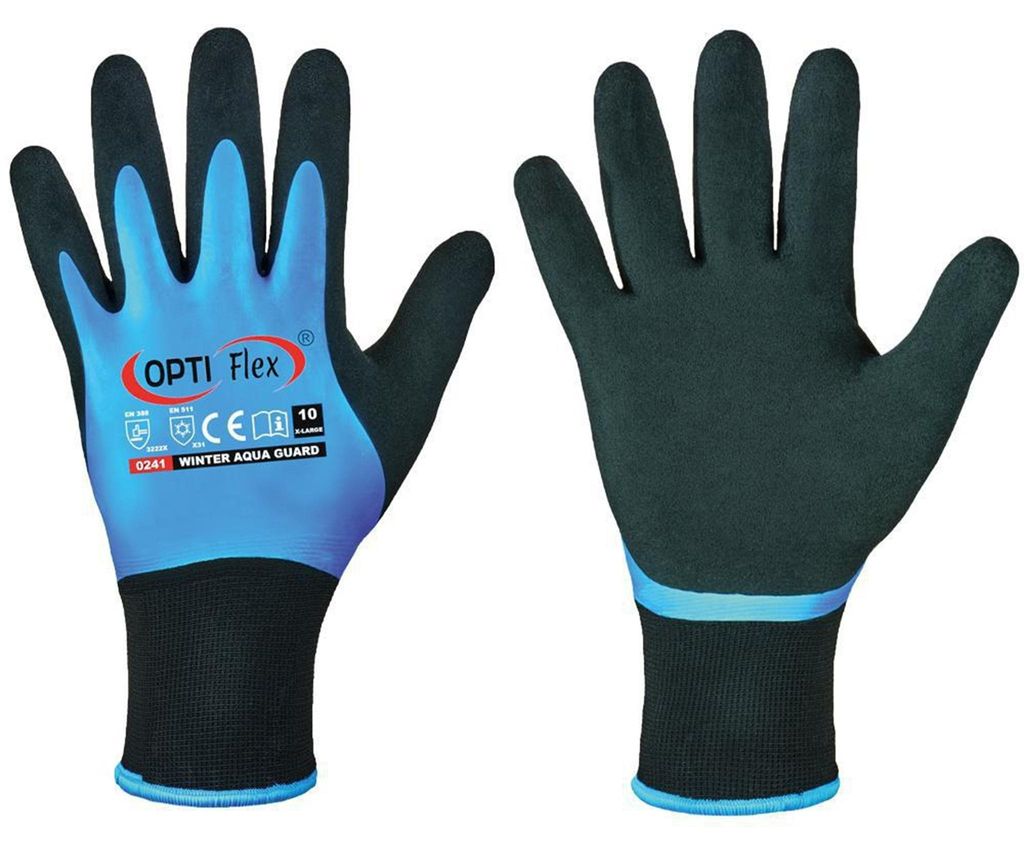 Strickhandsch.Winter-AquaGuard, Latex, Gr. 9 Produktbild 