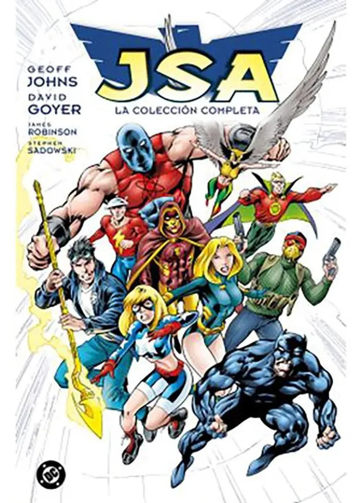 Livre BD JSA par Geoff Johns Volume 1 Anthologie Complète Comics DC Noir