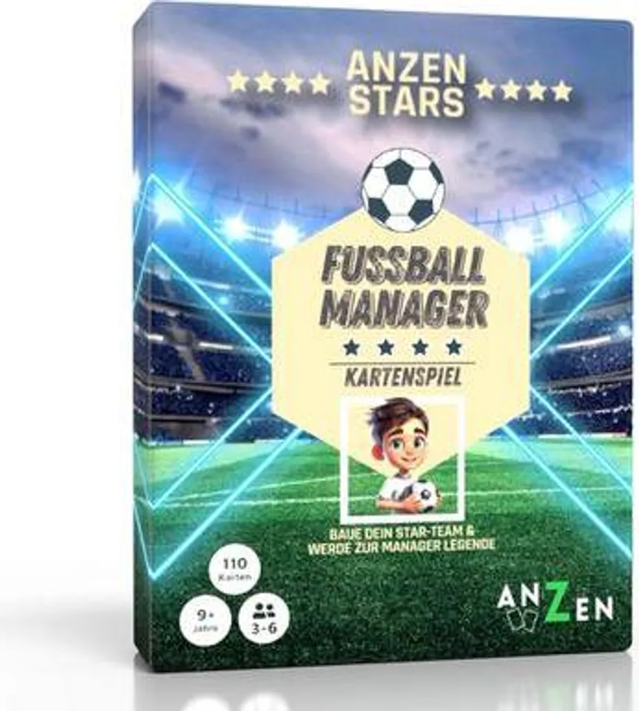 Jeu PC Fussball Manager ANZEN Stars Simulation Entraîneur de Football