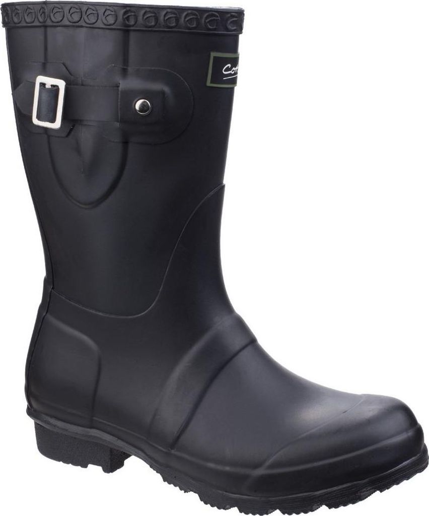 Cotswold Damen Windsor kurze Gummistiefel FS4648 (37 EU) (Schwarz)