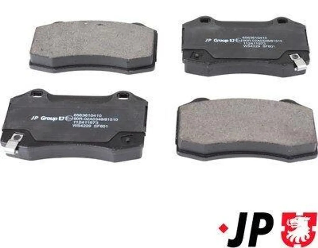 Plaquettes de frein arrière JP GROUP 6563610410 pour Chevrolet Camaro