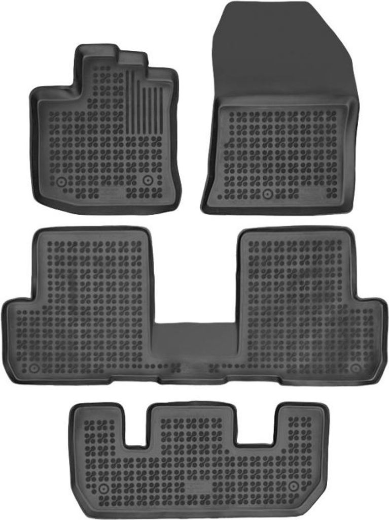 Gummifußmatten Rezaw-Plast Dacia Lodgy 2012-2022 (7 Sitze)