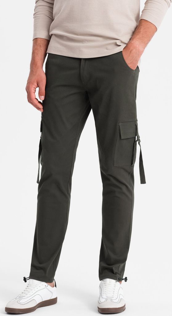 Ombre Clothing Herrentaschenhosen Mansaré graphit L