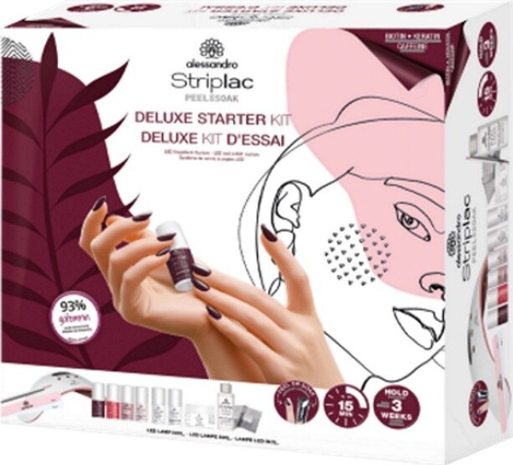 Alessandro Striplac Peel or Soak Deluxe Starter Kit