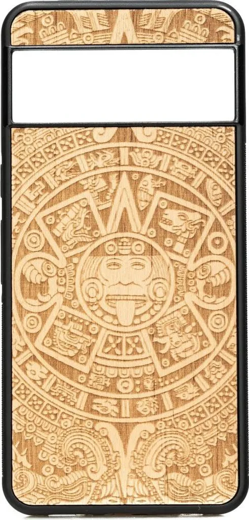 Custodia in Legno Bewood Google Pixel 8 Calendario Azteco Aniegre