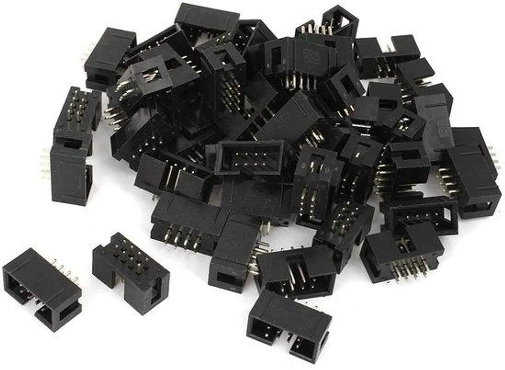 Connecteur IDC DC3-8P 8 Broches 2.54mm pour Programmation JTAG et PCB