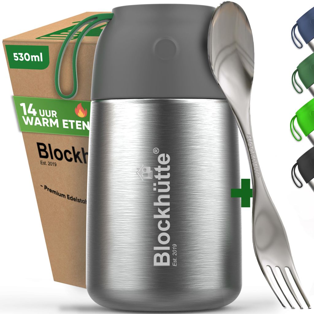 Blockhütte Thermobox voedselcontainer lekvrij 530 ml Productafbeelding 