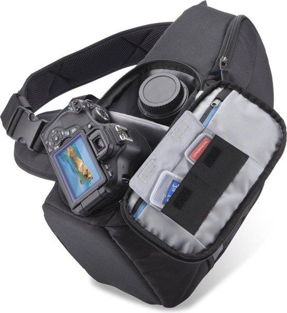 Professionele fototoestel-tas met regenbescherming, zwart, XL-grootte