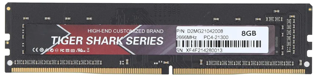 Barrette de Mémoire Vive DDR4 8Go 2666MHz avec Dissipateur Aluminium