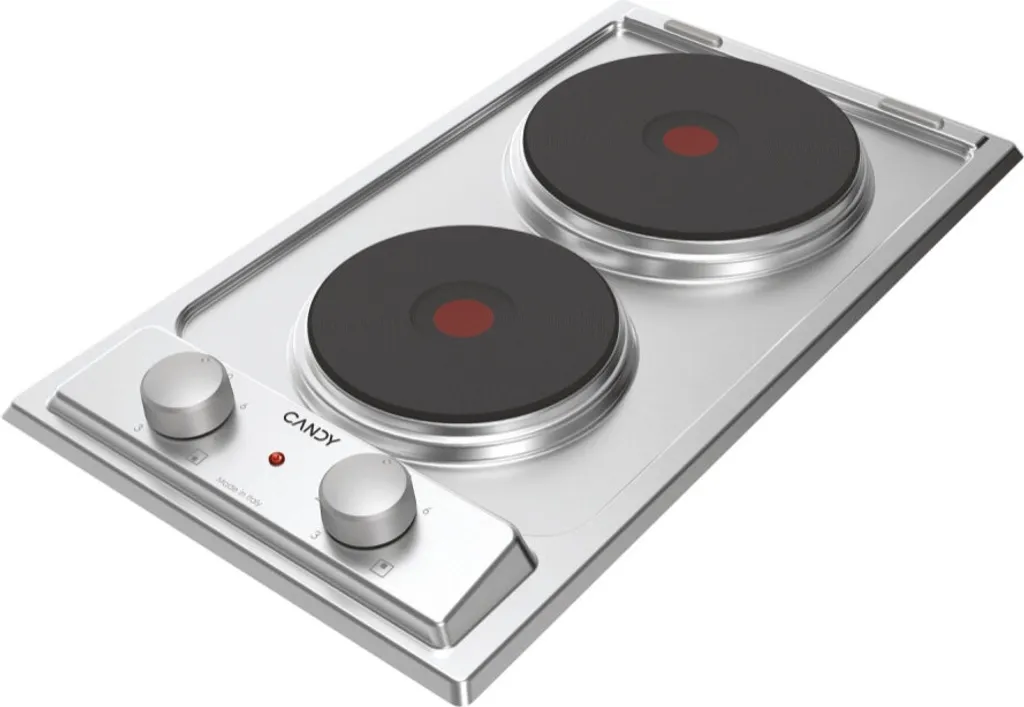 Plaque de Cuisson Candy CE32XK Inox : Solution Cuisson Petit Espace