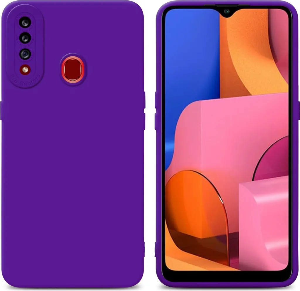 Custodia Viola Samsung Galaxy A20s Cadorabo - Cover TPU Elegante