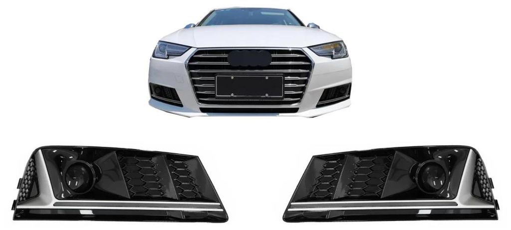 Stootstangondersteunen ACC, afdekkingen voor Audi A4 B9 Productafbeelding 