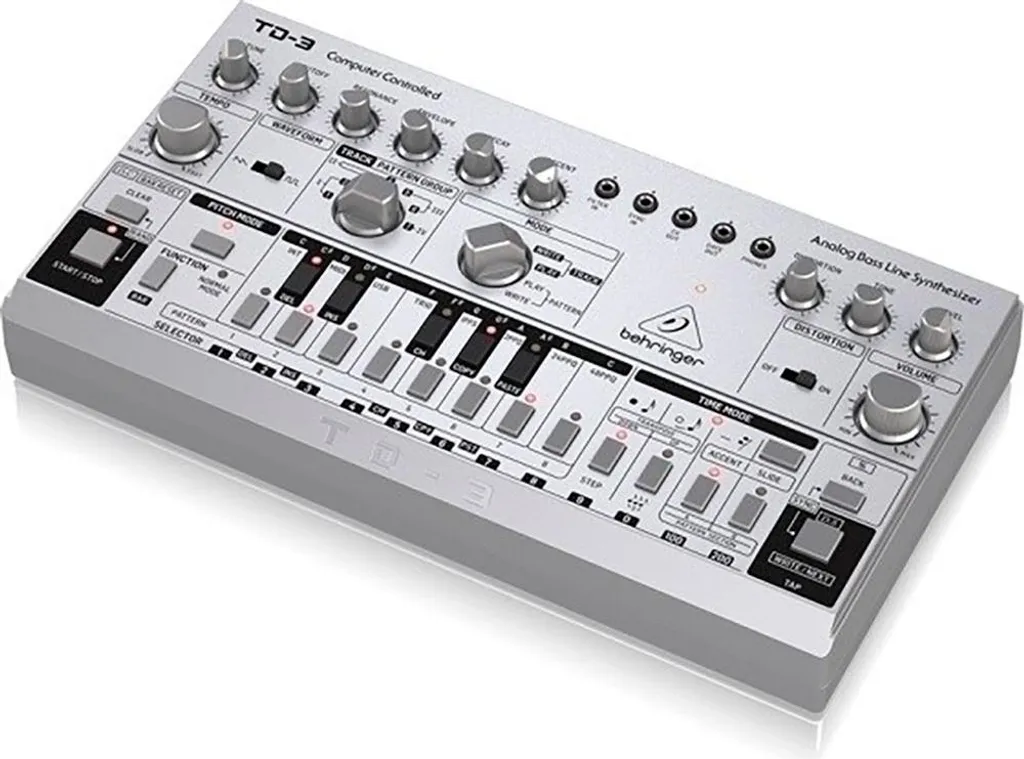 Behringer TD-3-SR Syntezator Argent : Ligne de Basse Analogique Pure
