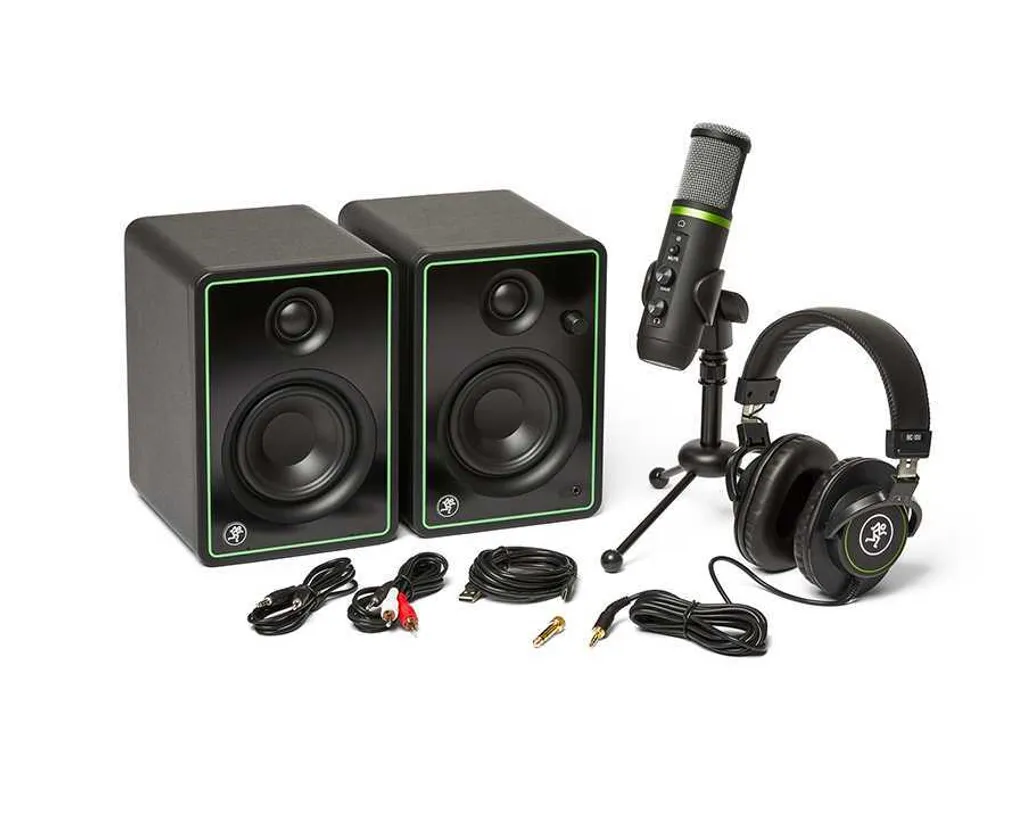 Pack Mackie Creator pour Podcast et Streaming avec Micro et Haut-parleurs