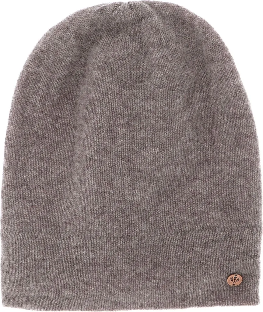 Berretto in Maglia FRAAS 100% Cashmere - Qualità Tedesca Color Taupe - 2