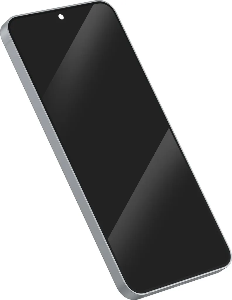 Écran AMOLED Samsung Galaxy S25 Plus avec châssis gris et vitre origine