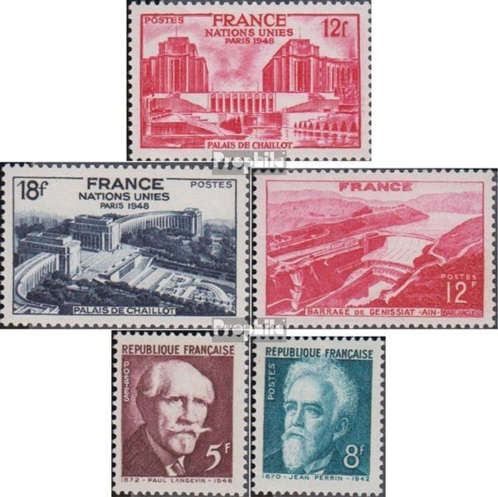 Briefmarken Frankreich 1948 Mi 828-829,830,831-832 Produktbild 