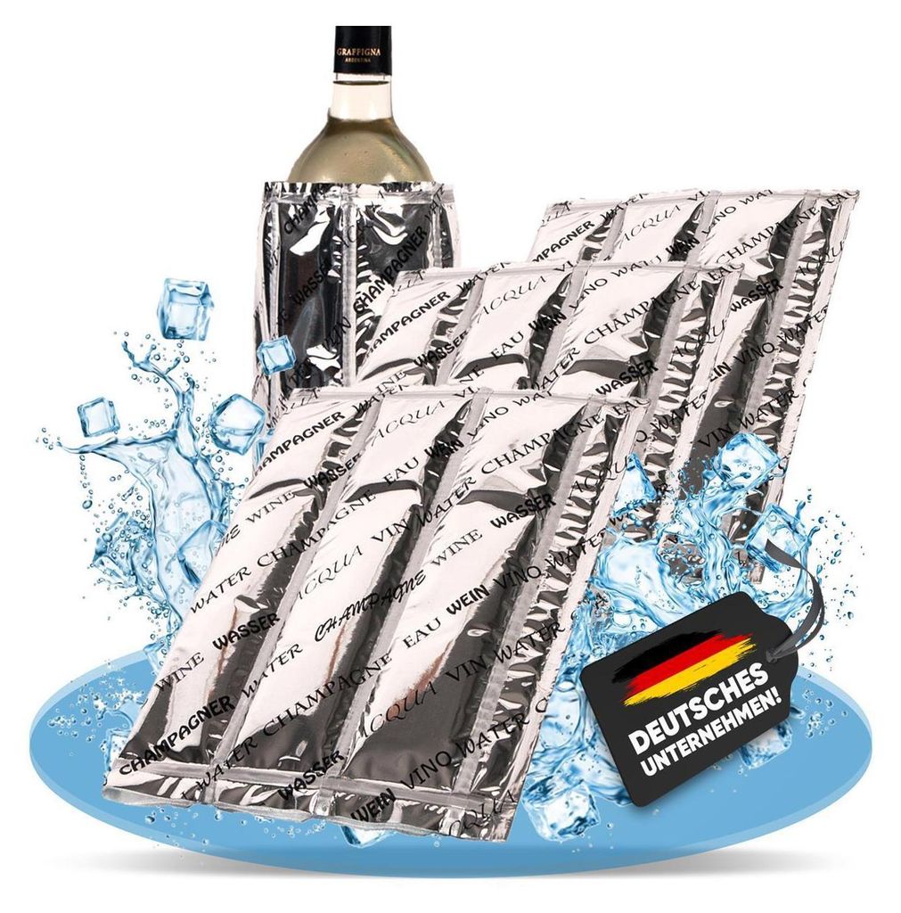 4 x NEMT Bottlecooler Kühlakku für Weinflaschen Produktbild 