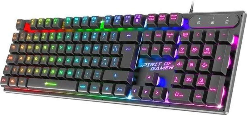 Clavier gaming RVB performant doté de 26 touches anti-conflit de précision
