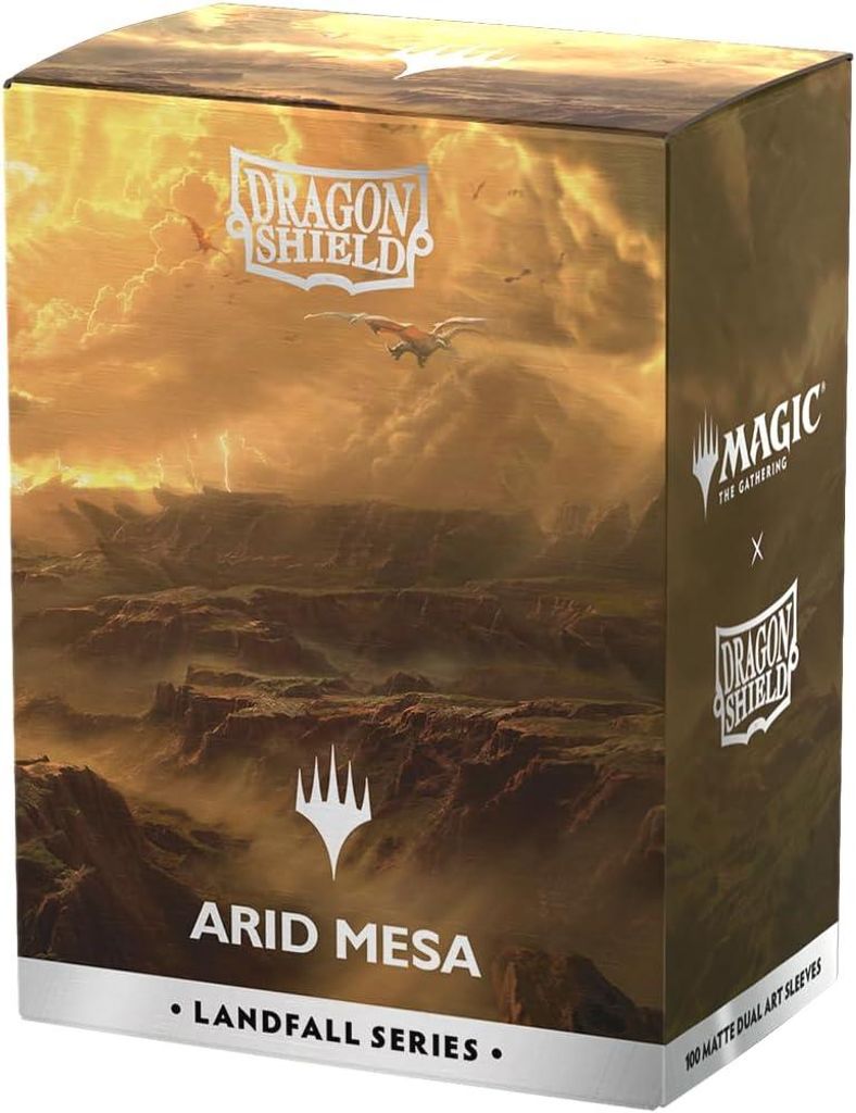 Dragon Shield MTG Landfall Arid Mesa matné obaly na dve Obrázok produktu 