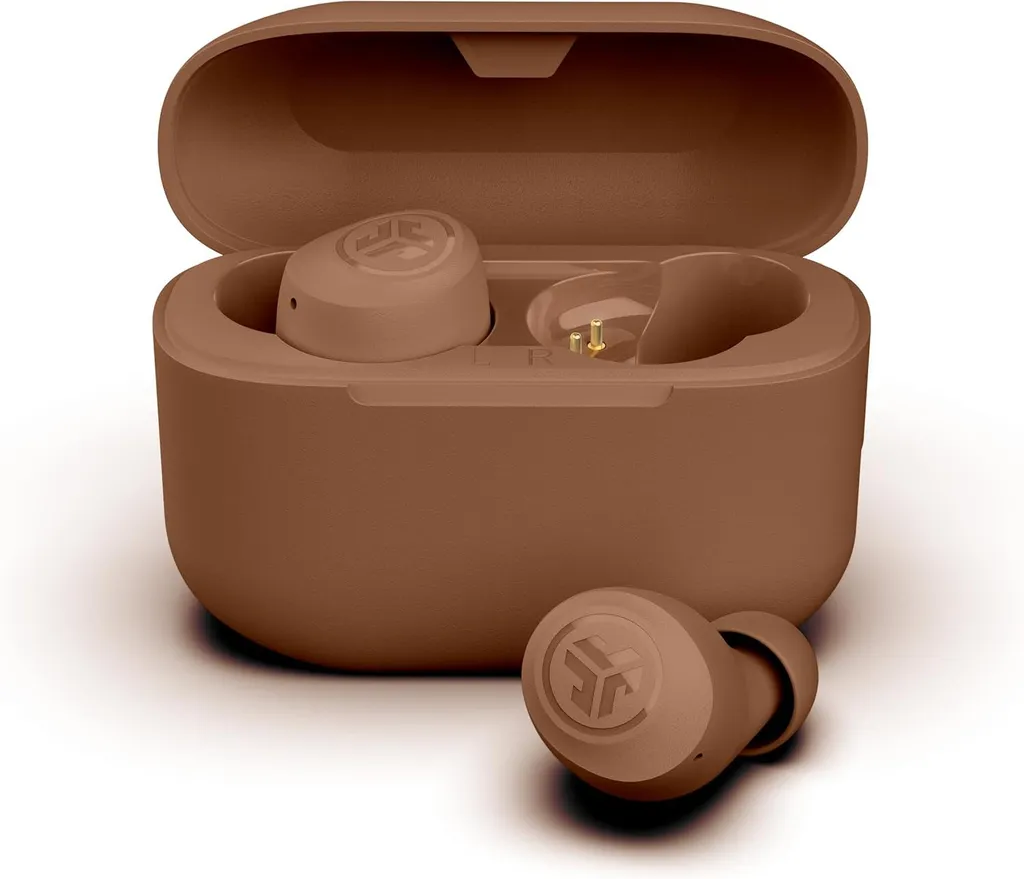 JLab Go Air Pop+ In-Ear Kopfhörer kabellos Bluetooth 5.3, True Wireless Earbuds mit Mikrofon, USB-C Ladecase, 35+ Std, Dual Connect, EQ3 Sound