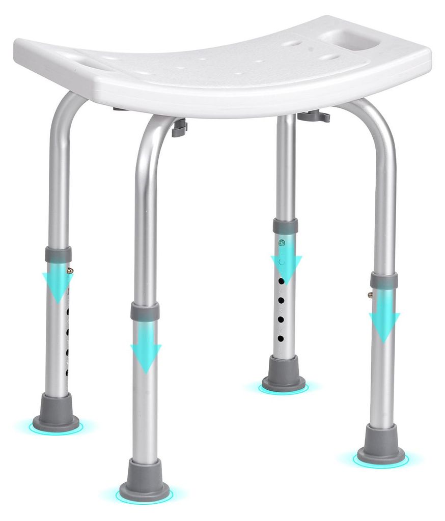 Vevor Taboret Prysznicowy Regulowany 360-485 Mm Mocny Zdjęcie produktu 