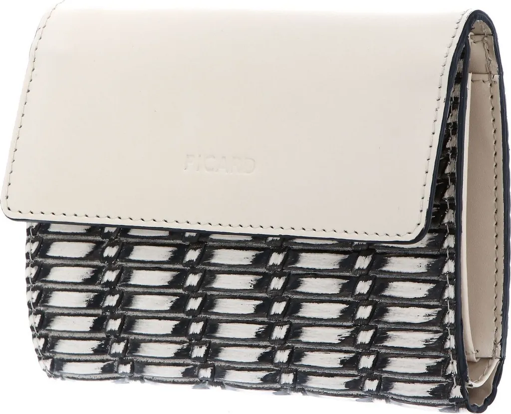 Porte-monnaie Compact Cuir Beige pour Sac à Main - Picnic 1 par PICARD