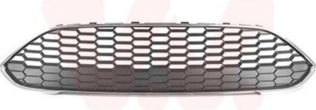 VAN WEZEL 1808518 Kühlergrill Frontgrill für FORD Fiesta Mk6 Schrägheck (JA8, JR8) Vorne Chrom/Schwarz