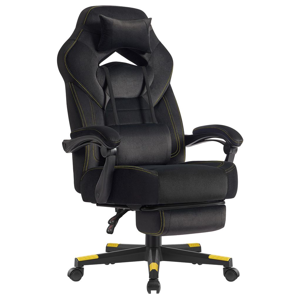 Gaming-Stuhl, ergonomischer Computerstuhl, Bürostuhl, mit Produktbild 