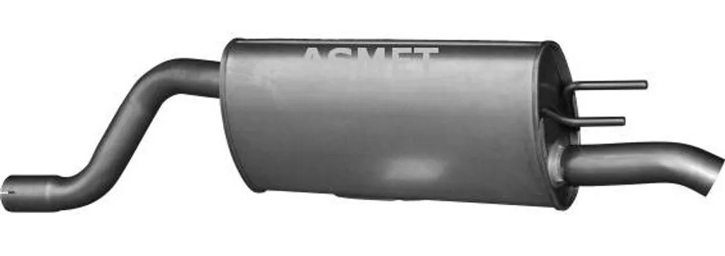 Silencieux arrière anticorrosion ASMET 5191 compatible OE 852584