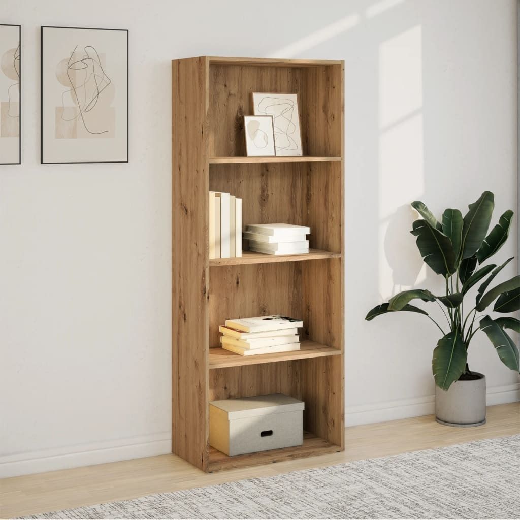 "2026 Aktion"Bücherregal - CLORIS - Standregal - Robust und langlebig - Artisan-Eiche 60x30x152 cm Holzwerkstoff - NeuMöbel9795469