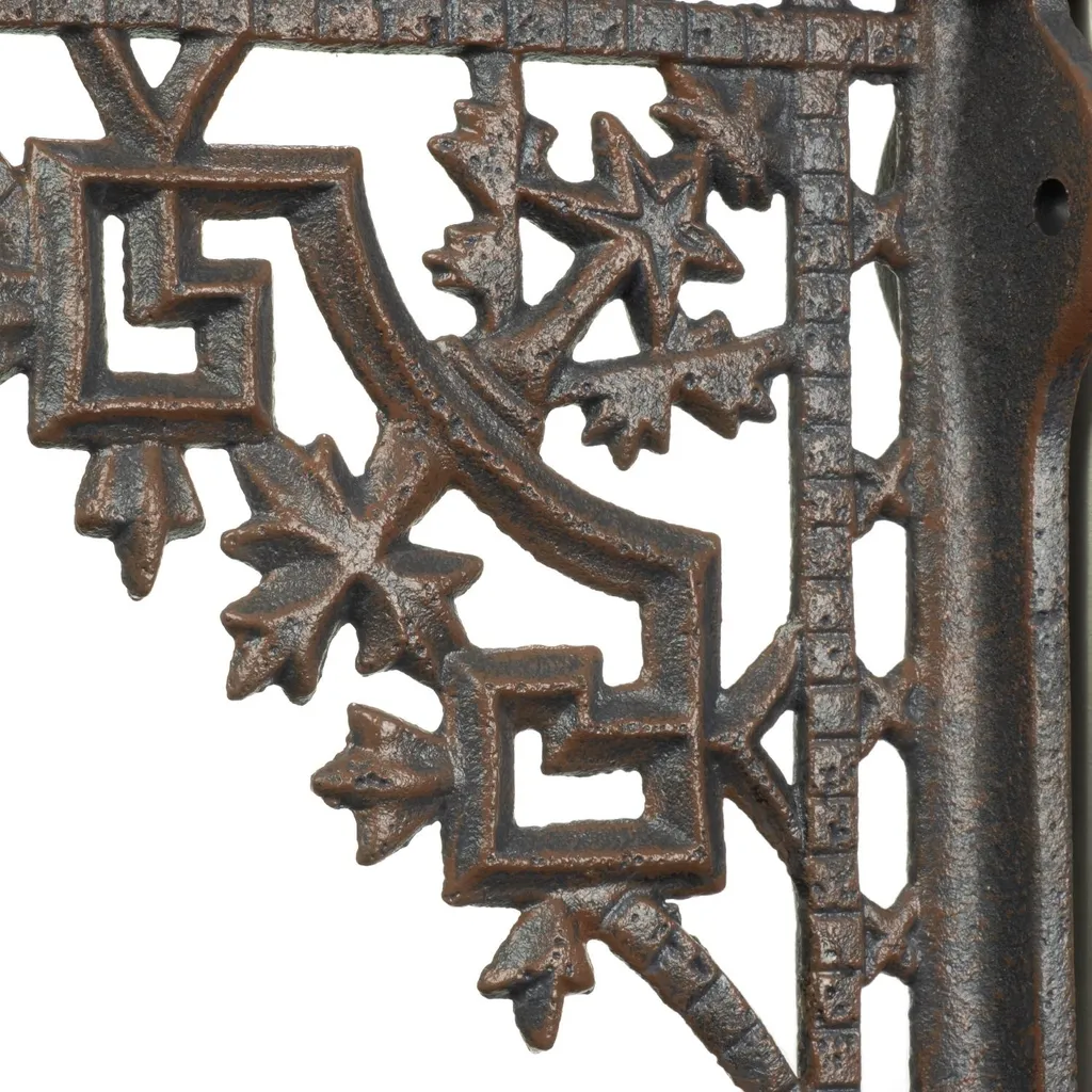 Support étagère fonte style ancien - Équerre d'angle robuste et déco